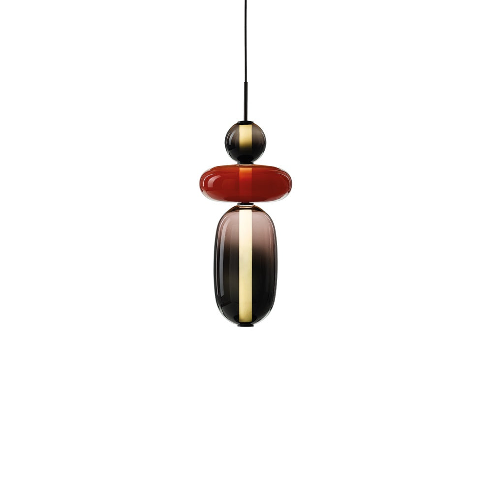 Zodore Prime Art Coloré Verre Suspension