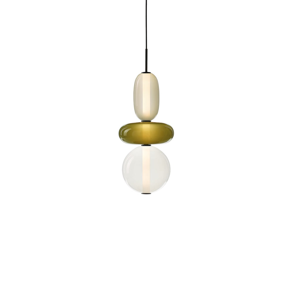 Zodore Prime Art Coloré Verre Suspension