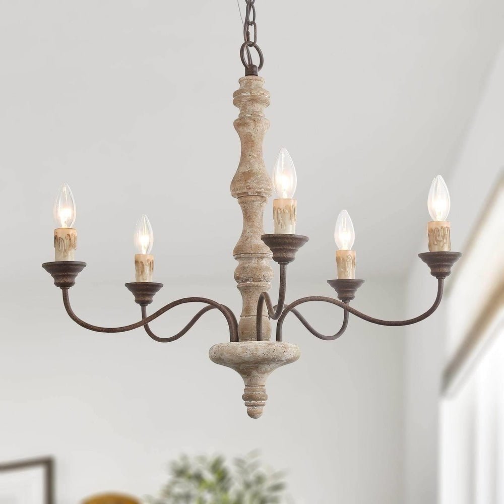 Ivarise Lustre Bougeoir Ferme Rustique