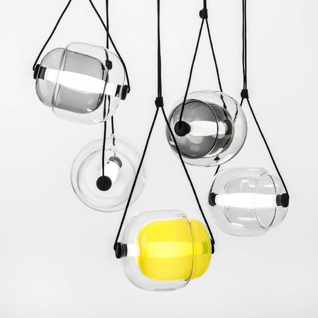 Orba Suspension Lampe en Verre Contemporain