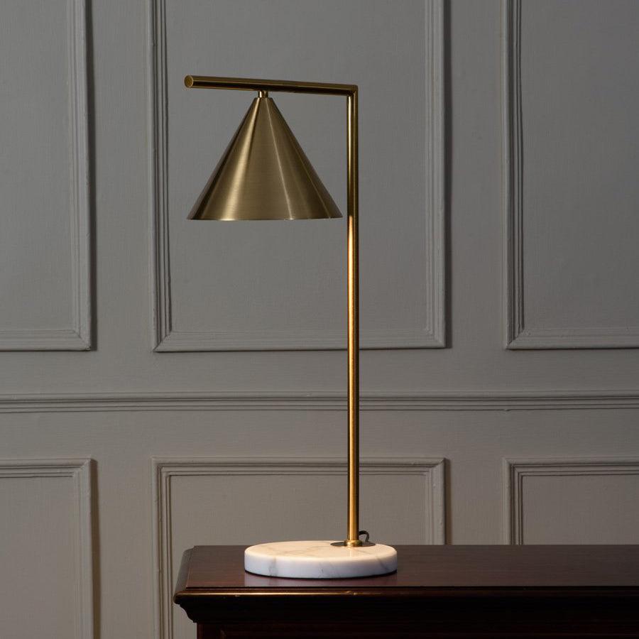 Glowen Marbre Lampe de Table Industrielle de Table