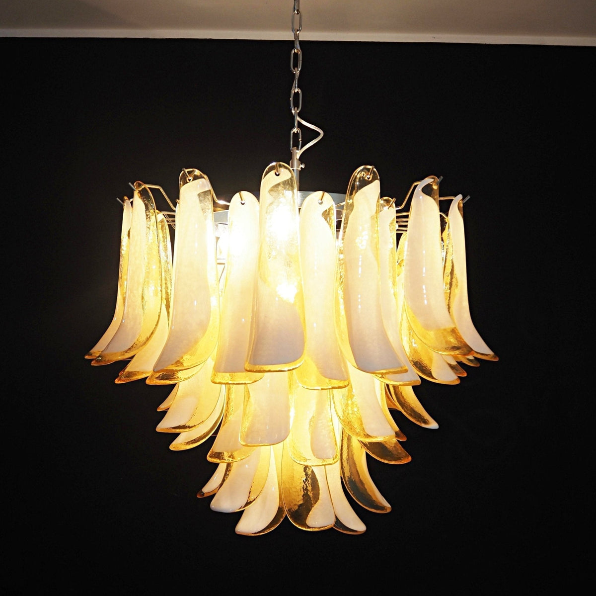 Darenien Lustre Pétales en Verre de Murano Superposés