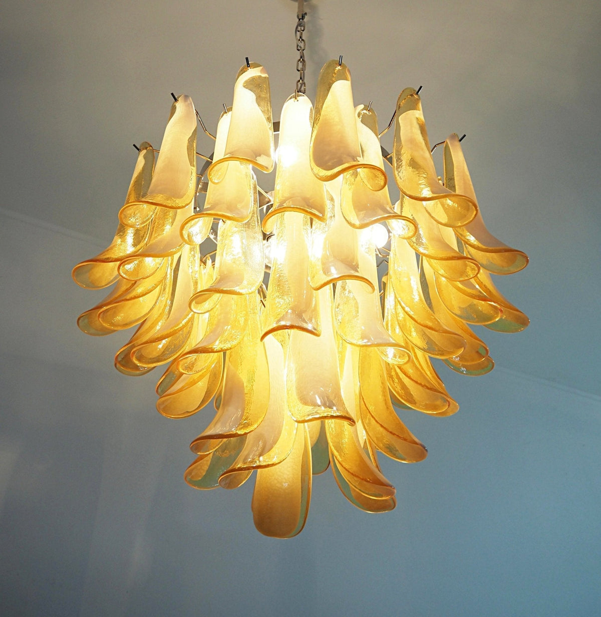 Darenien Lustre Pétales en Verre de Murano Superposés