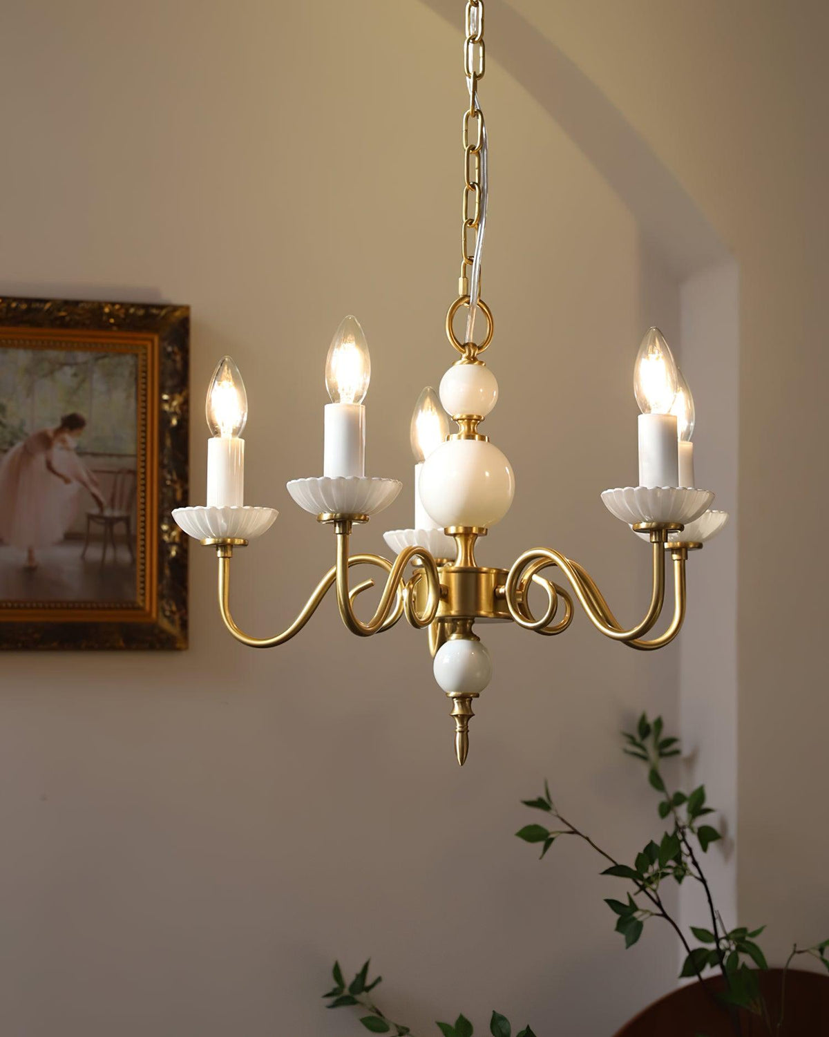 Jorivia Lustre Carlita Doré Moderne