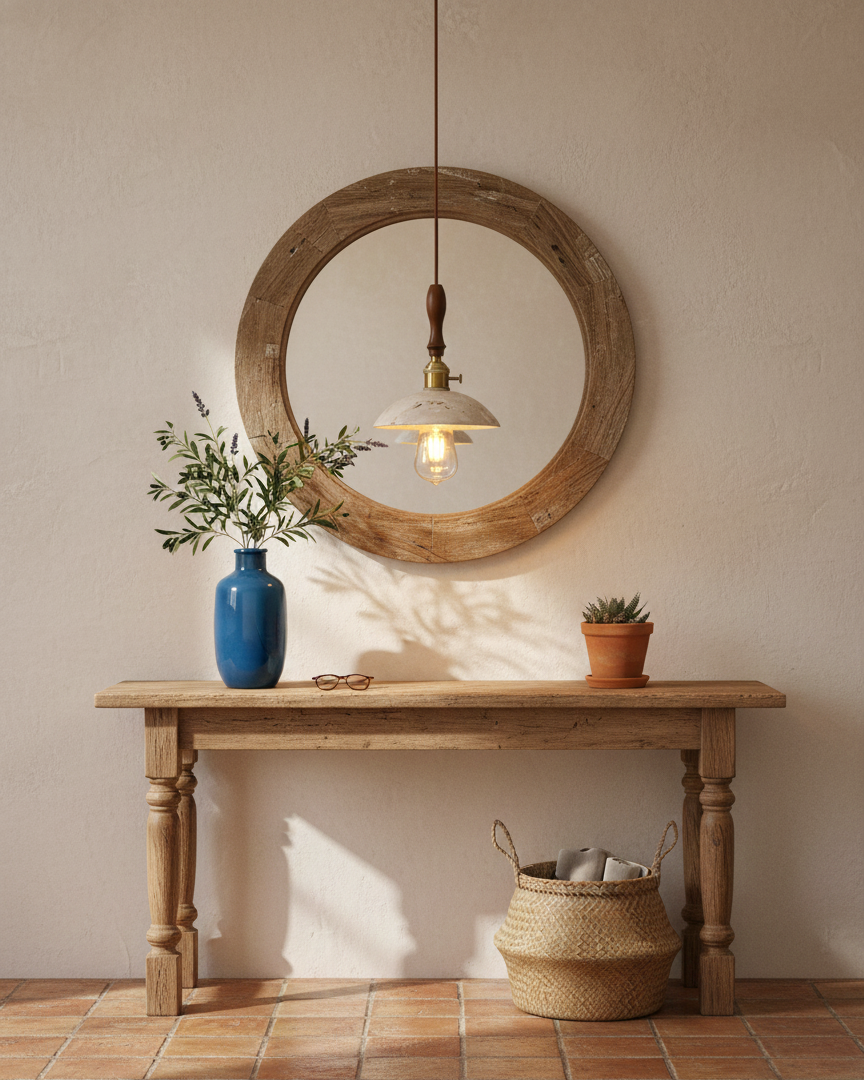 Seruine Suspension en Travertin