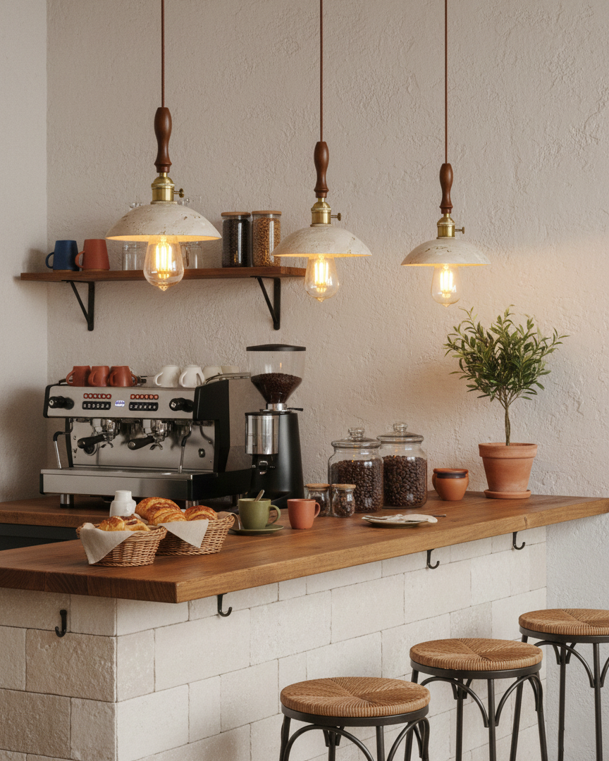 Seruine Suspension en Travertin