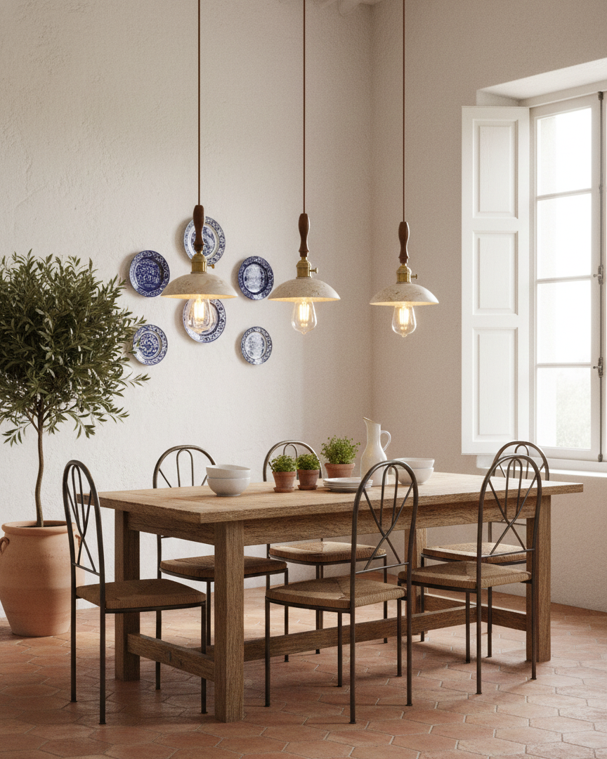 Seruine Suspension en Travertin
