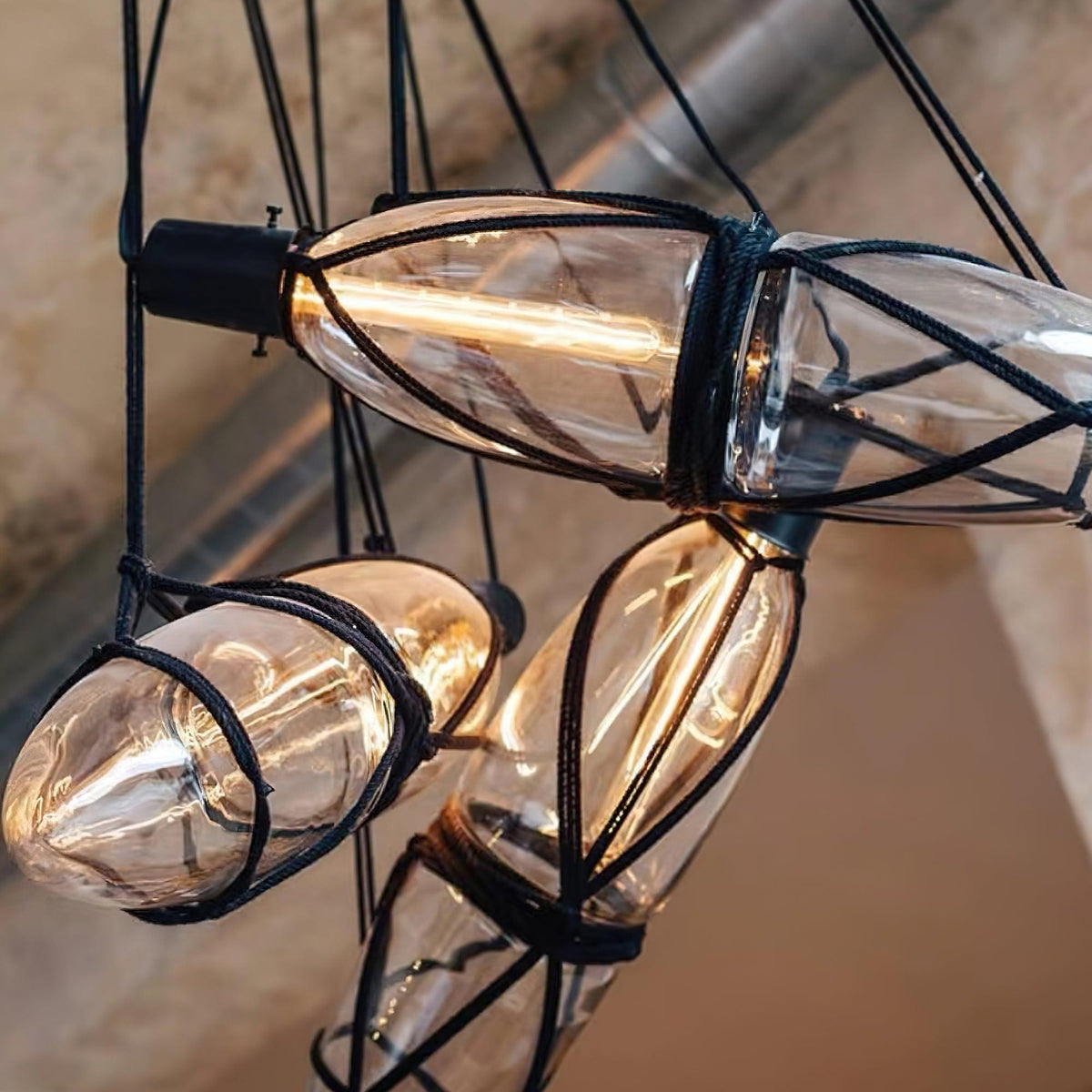 Lauria Créativité Individuelle Bouteille Verre Suspension