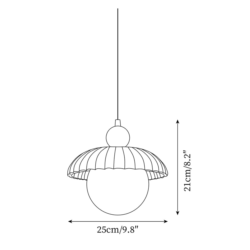 Alien Retro Charm Pendant Light-Neutral Decor