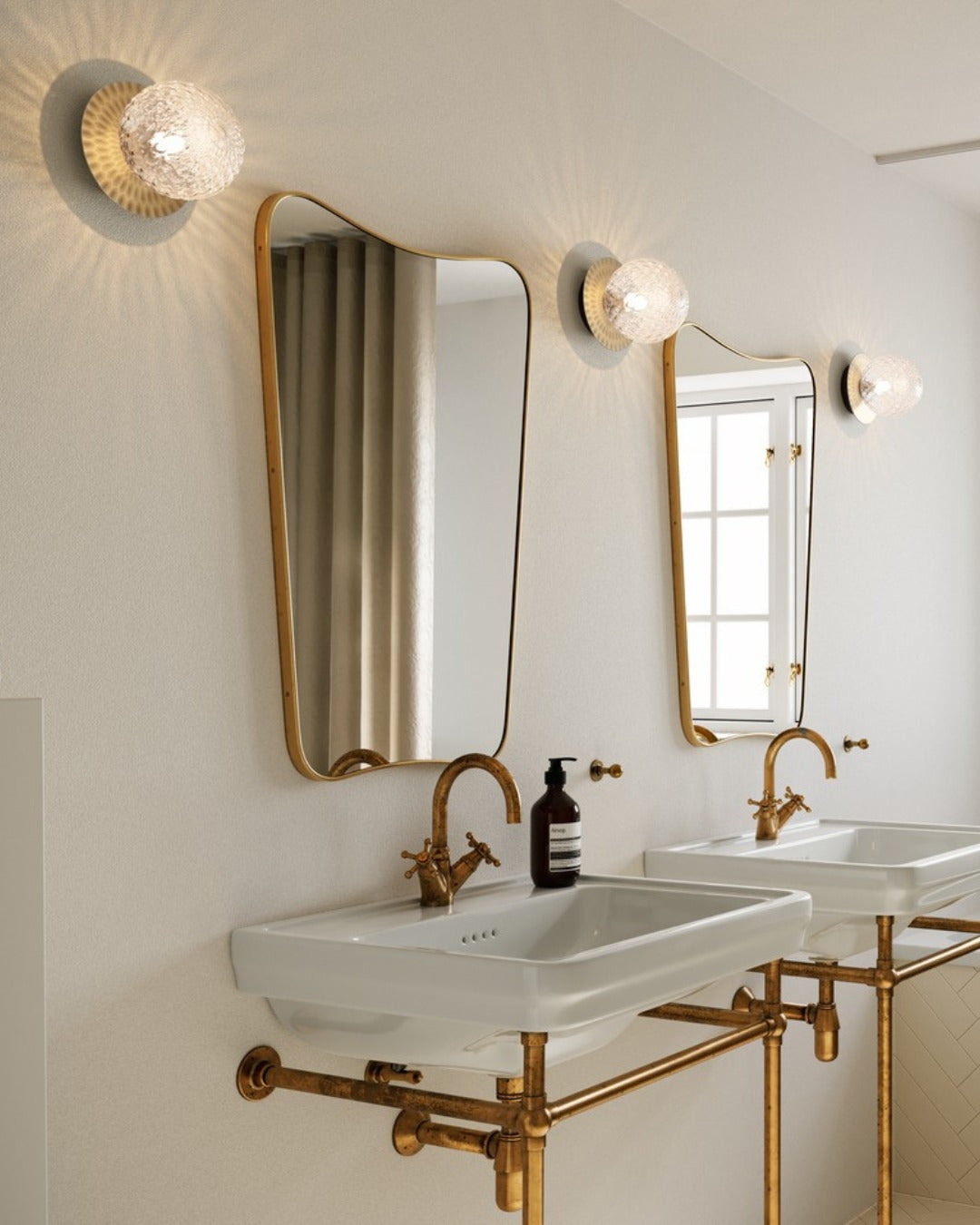 Seriana Applique murale en laiton de style nordique haut de gamme