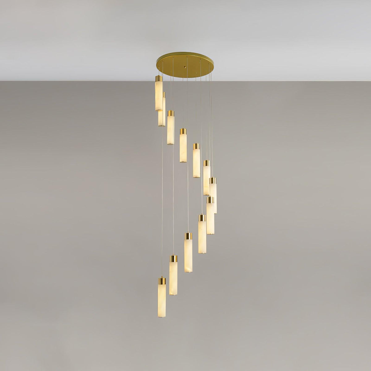 Zeal Lustre en Albâtre Cascade Minimaliste Moderne