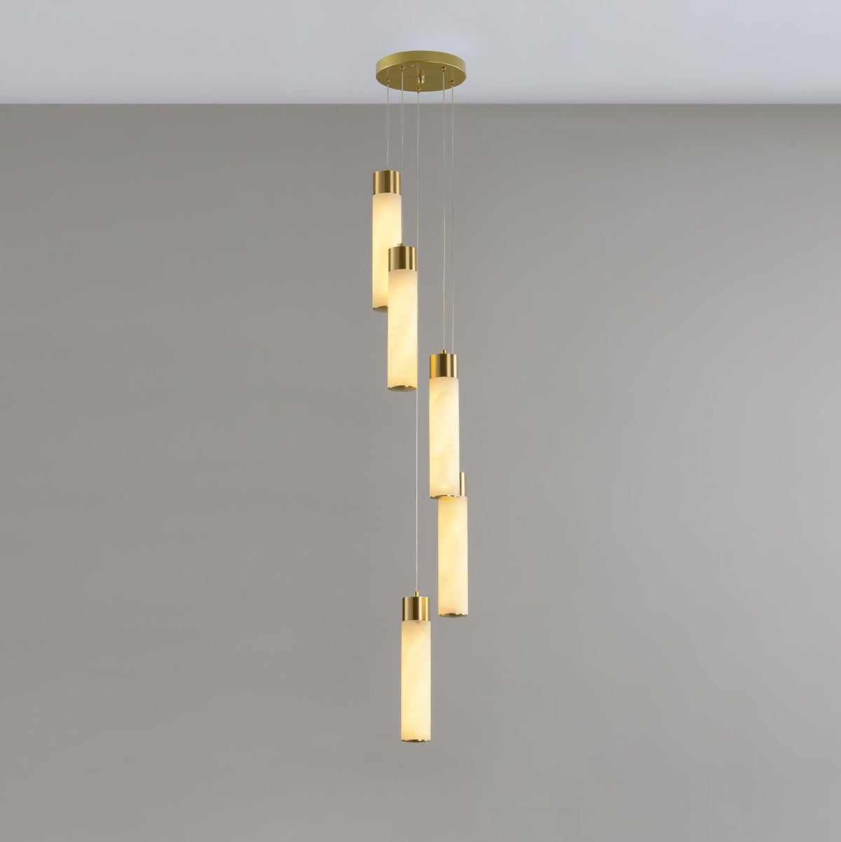 Torira Lustre Albâtre pour Escalier