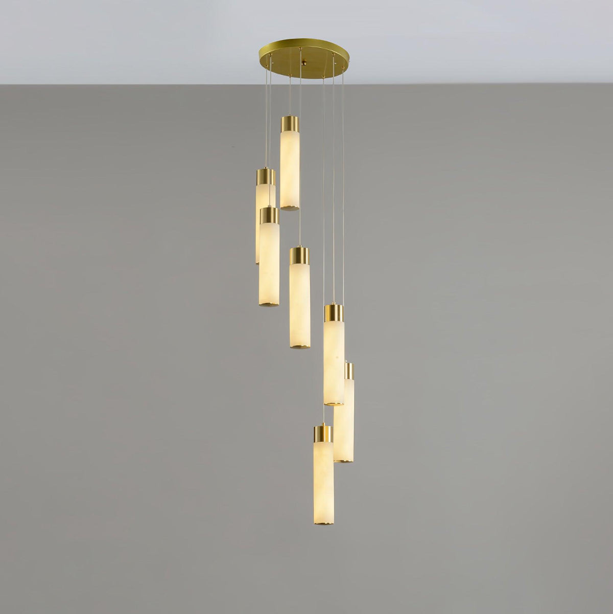 Torira Lustre Albâtre pour Escalier