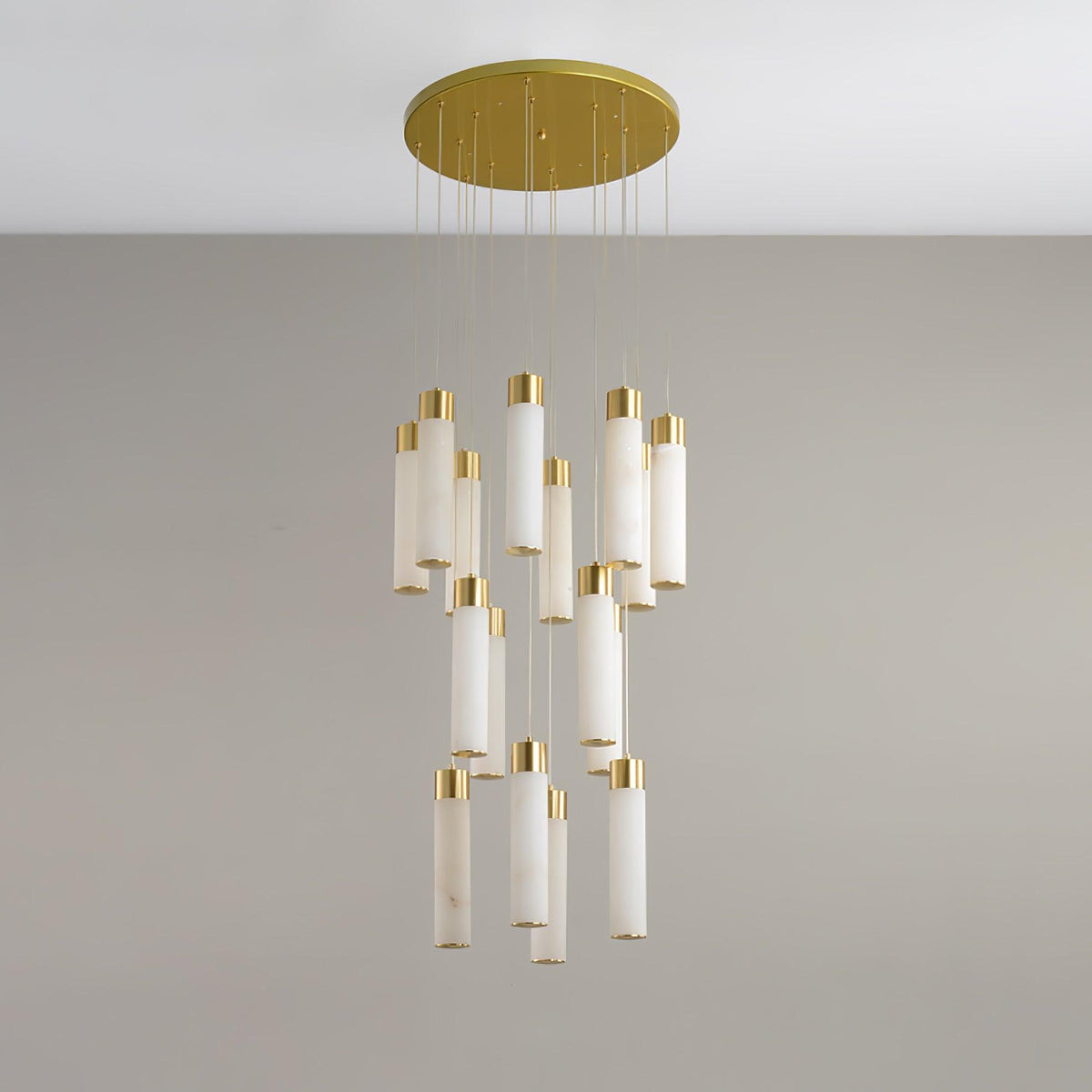 Torira Lustre Albâtre pour Escalier