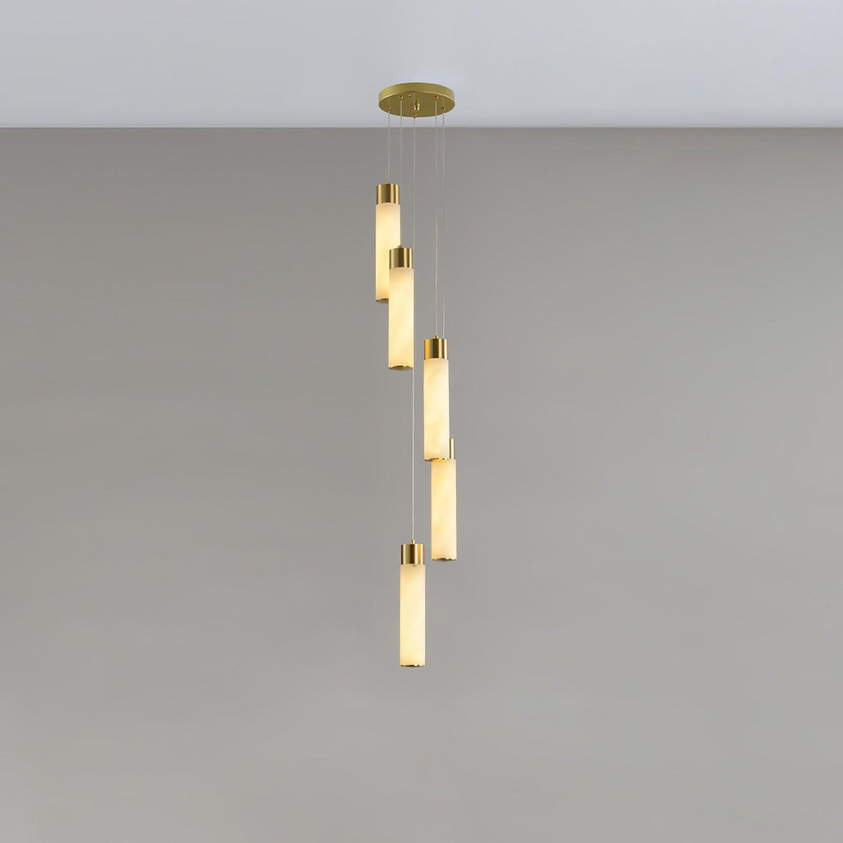 Torira Lustre Albâtre pour Escalier