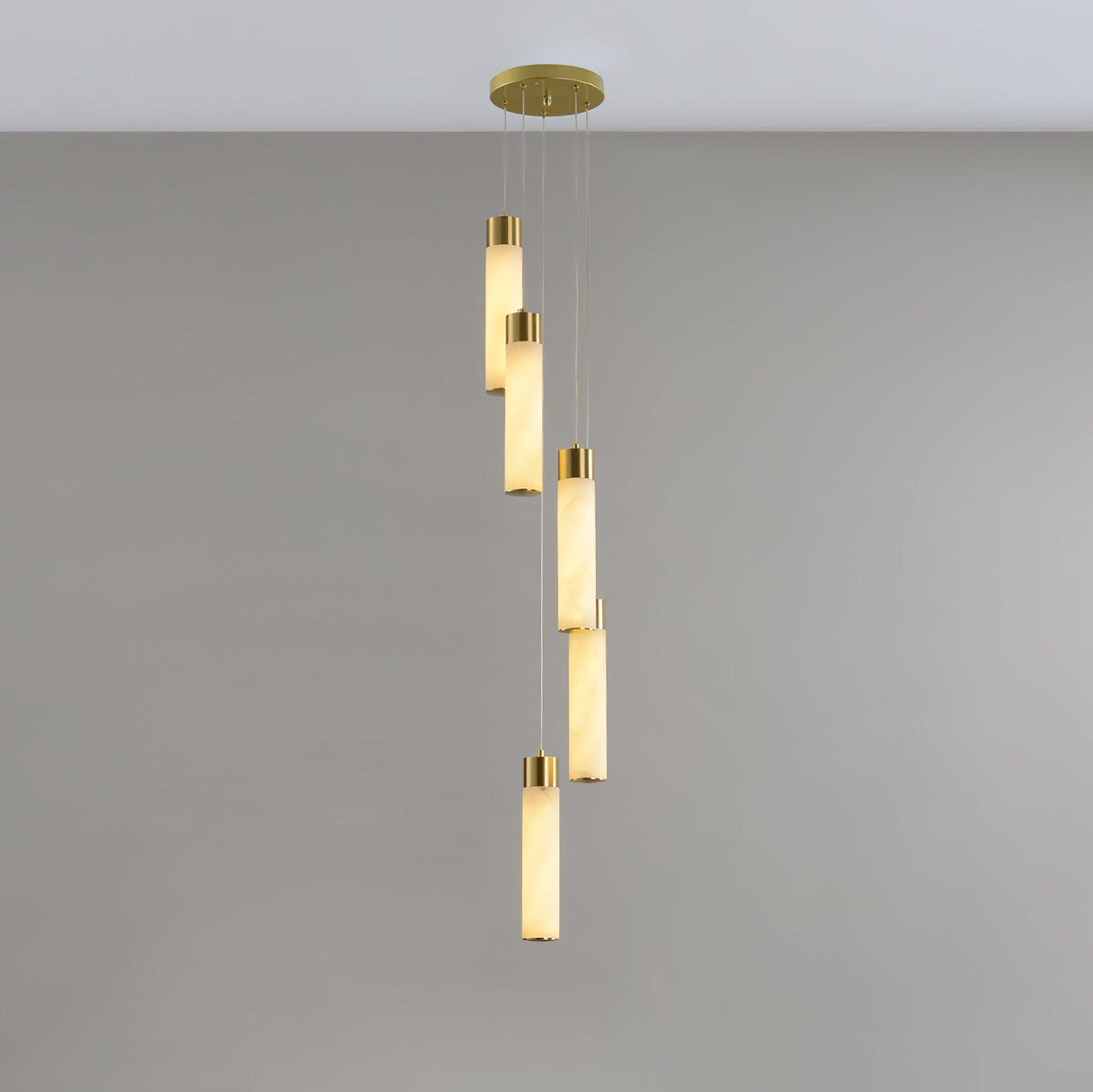 Torira Lustre Albâtre pour Escalier