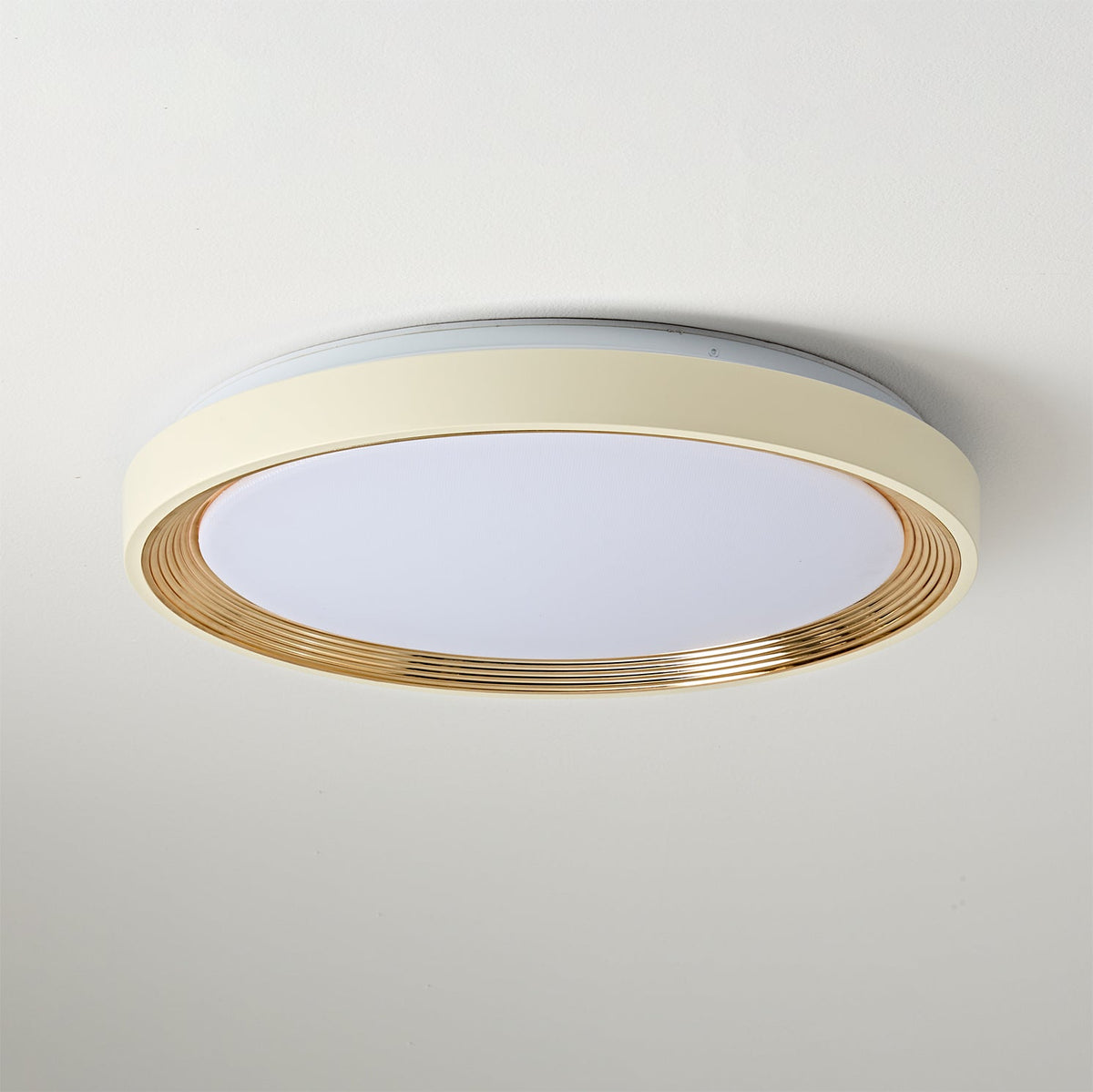 Gold Cerova Ceiling Light adding a touch of luxury to an entryway.