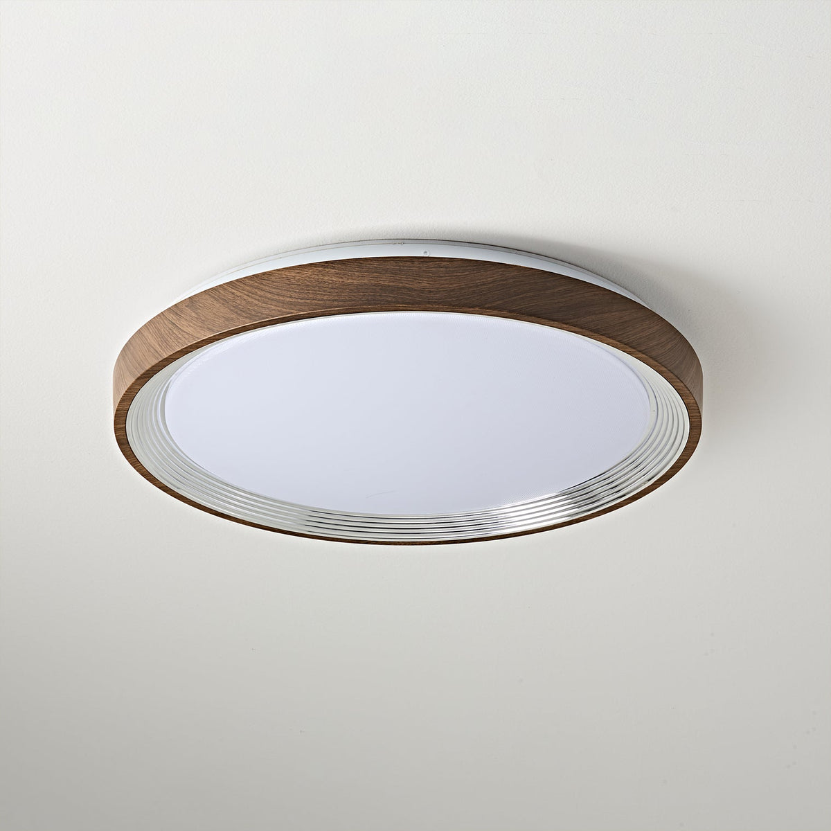 Top-down view of the Cerova Ceiling Light against a white ceiling.