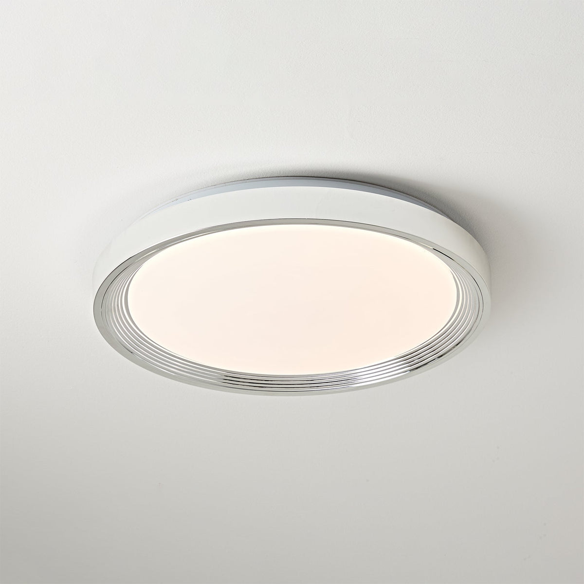 View of the Cerova light from across a spacious room.