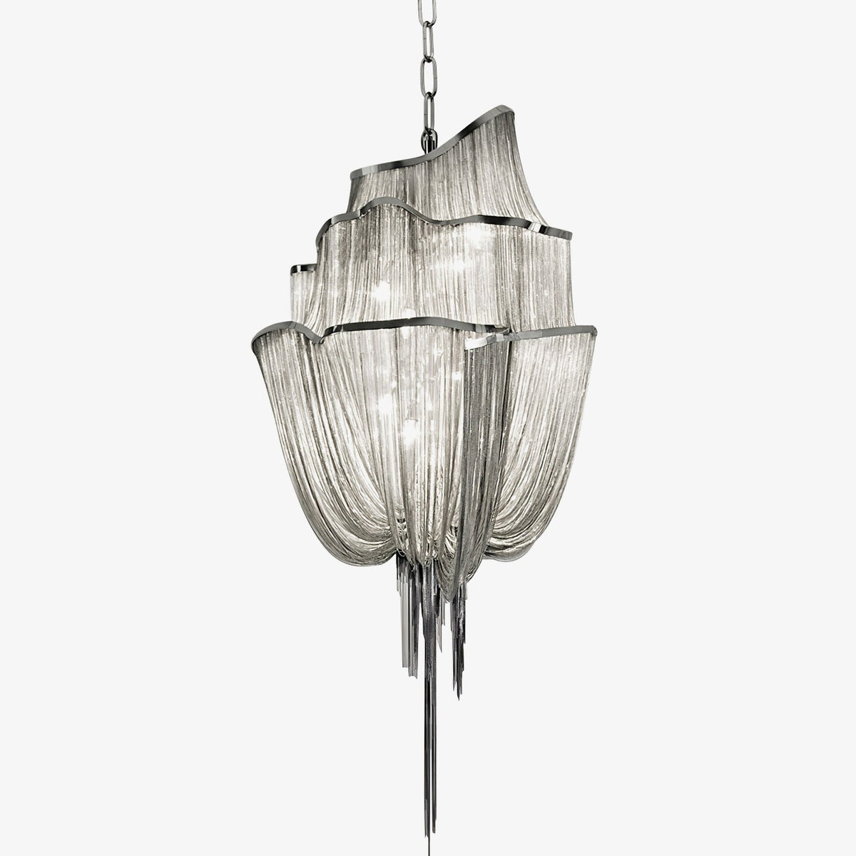 Perrivia Lustre en Chaînes d'Aluminium Nickel Scintillant