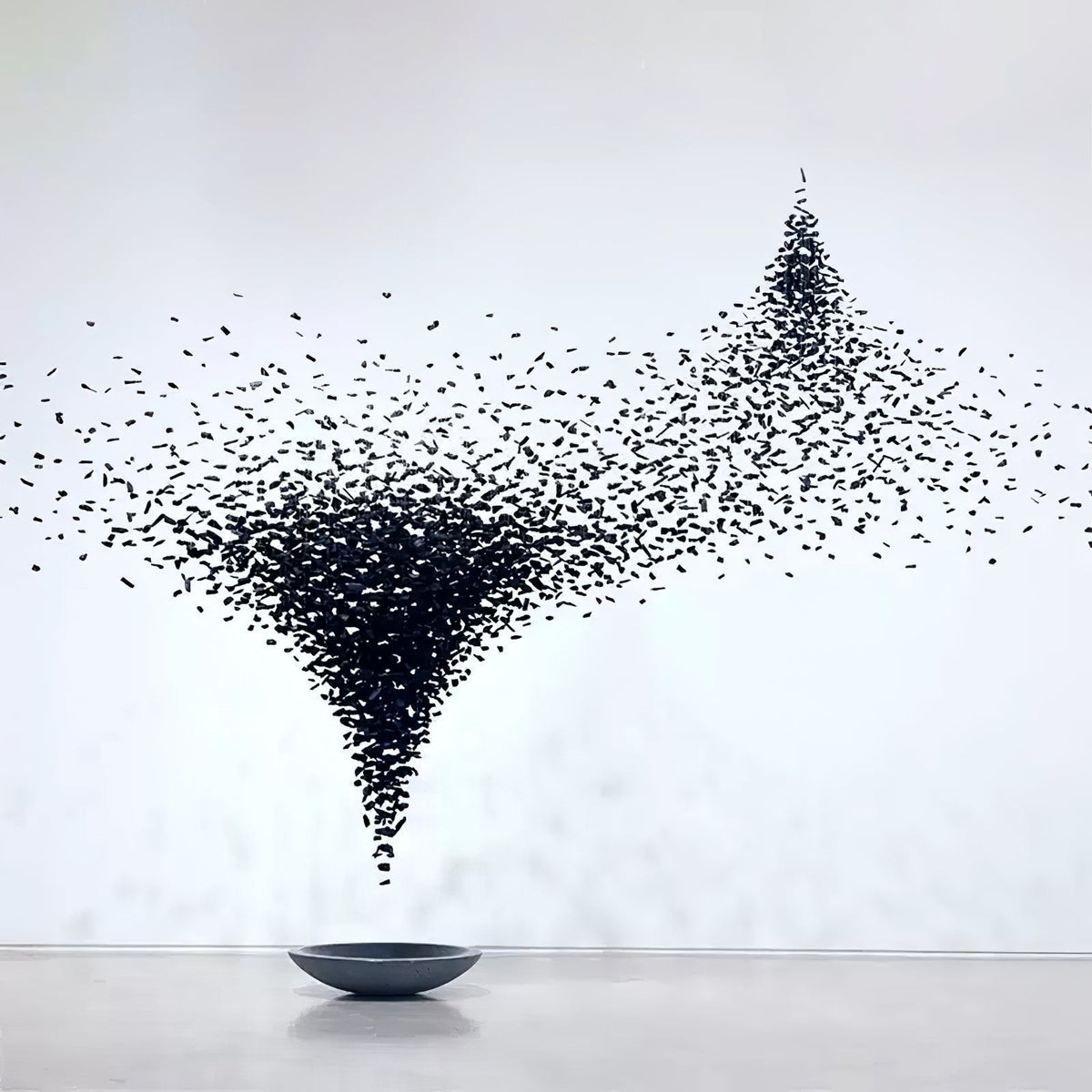Arsilus Lustres en Cascade Couleur Pierre Anthracite pour Un Espace Artistique