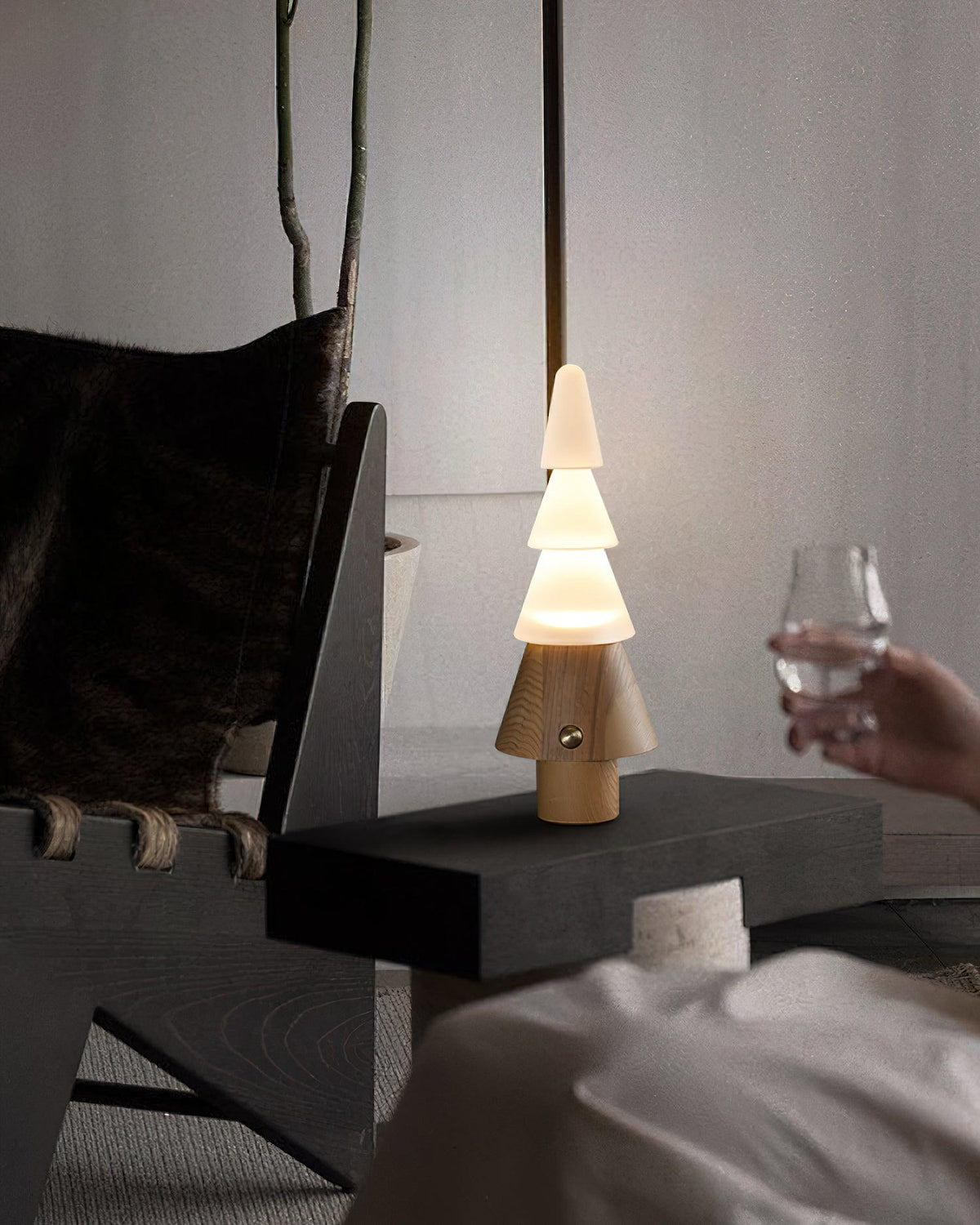 Olivia Modern Wood Table Lamp-Neutral Decor