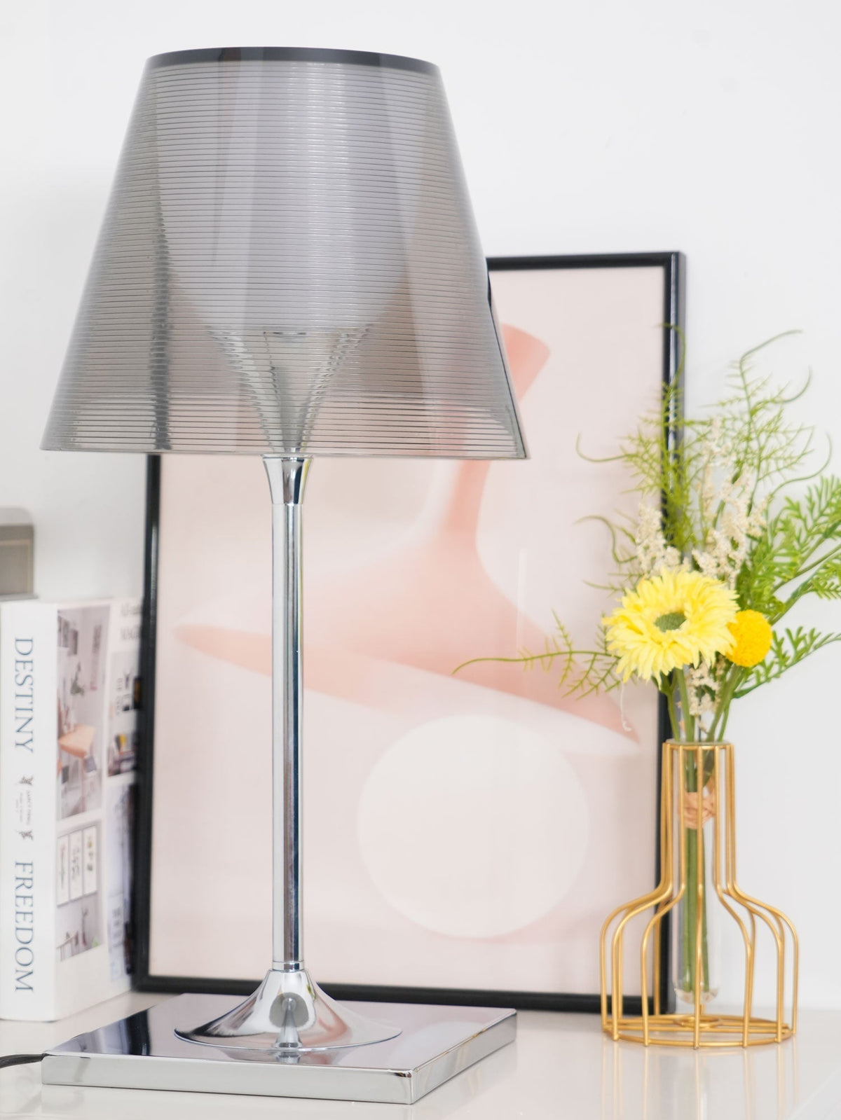 Bravon Lampe de Table en Plastique