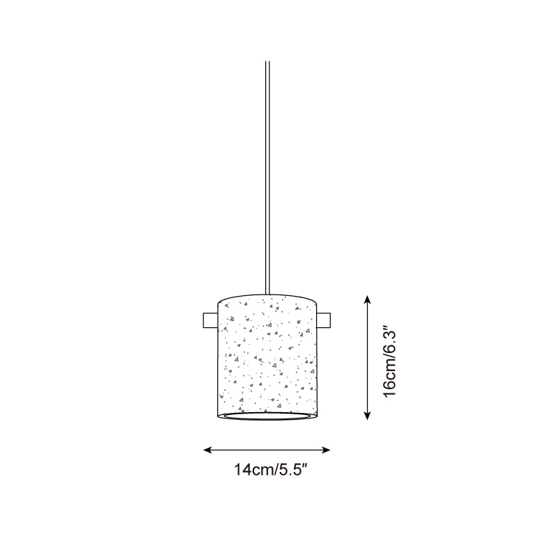 Gavilo Travertine Pendant Lamp-Neutral Decor