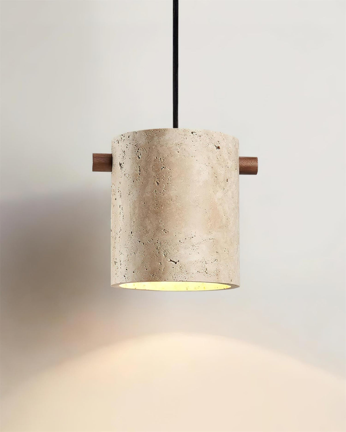 Gavilo Travertine Pendant Lamp-Neutral Decor