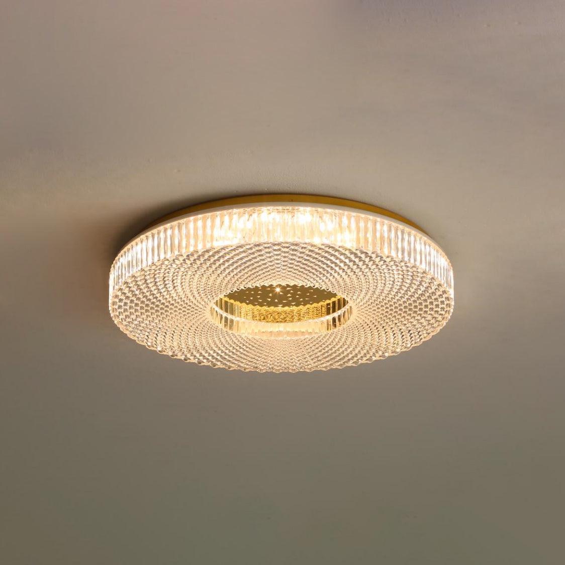 Plafonnier Lucalella Acrylique LED Luxe pour Salon