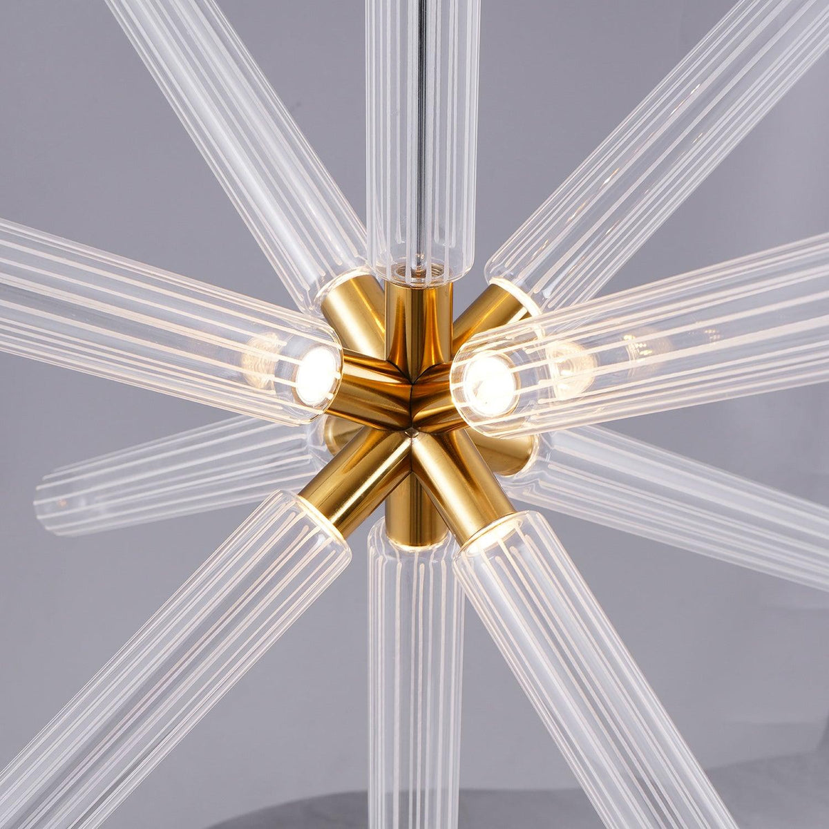 Torilia Lampe à suspension en cristal cylindrique Cipher contemporaine