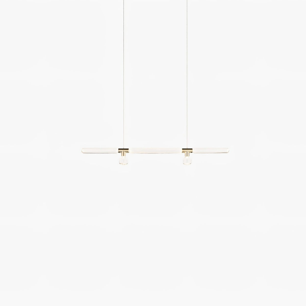 Torilia Lampe à suspension en cristal cylindrique Cipher contemporaine