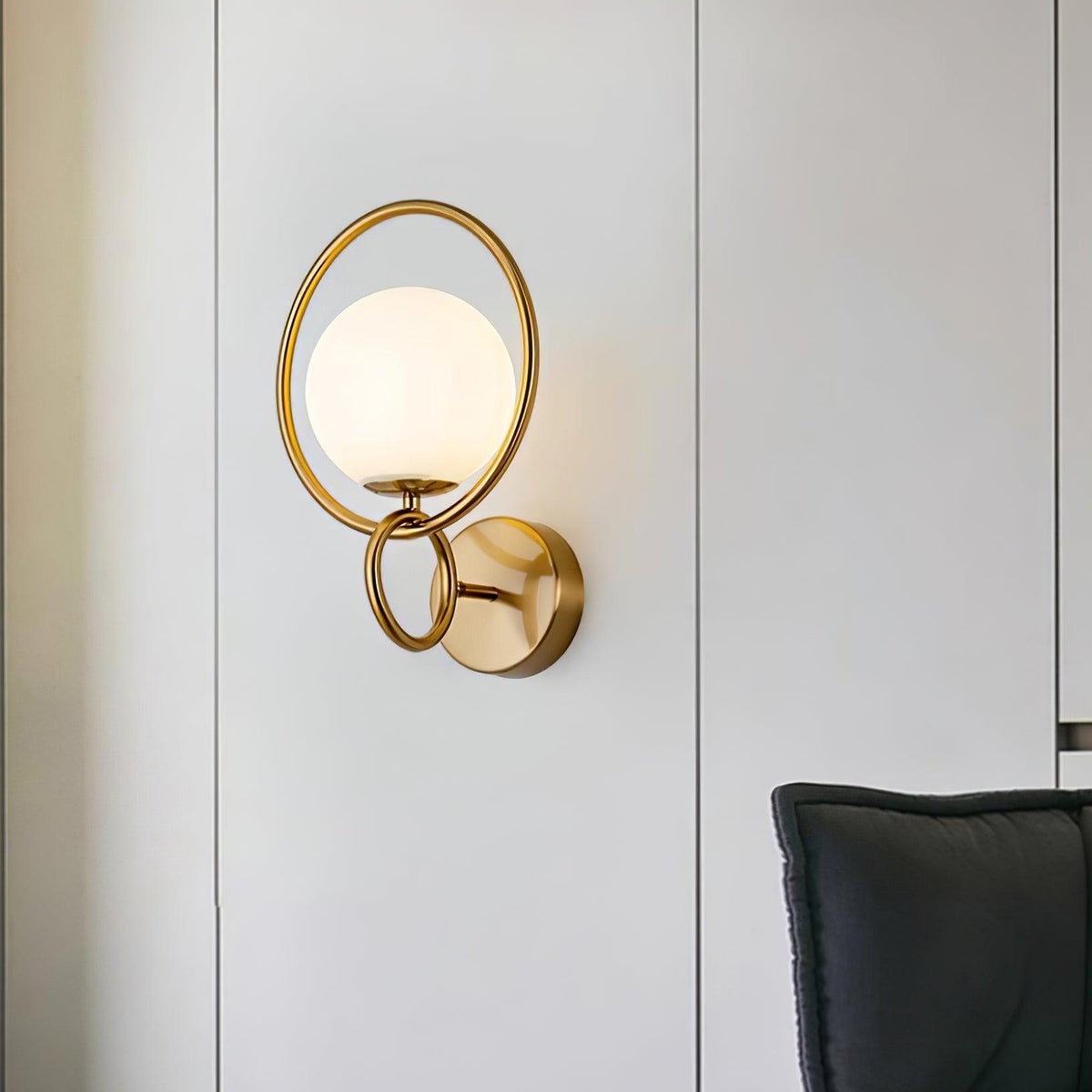 Wilelia Applique Murale Minimaliste en Verre