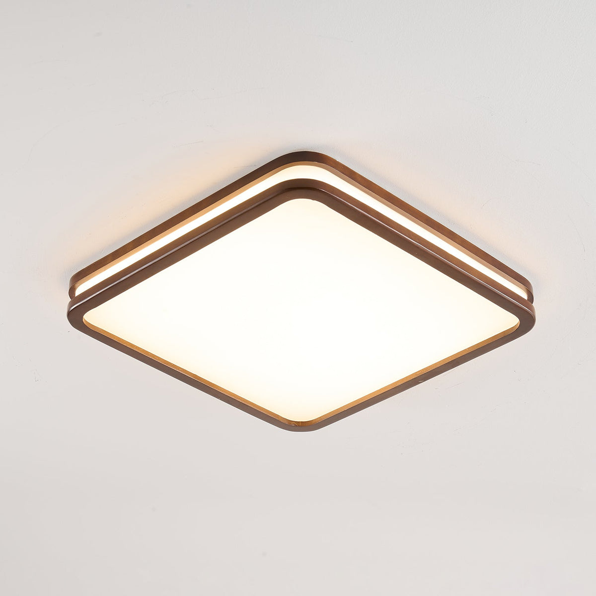 Sylvira Lampe Plafonnier Moderne Minimaliste en Bois