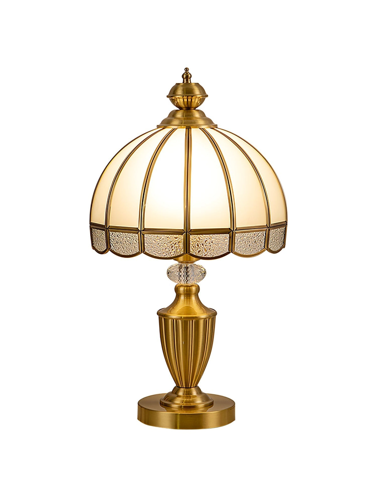 Opaline Verre Lampe de Table Classique