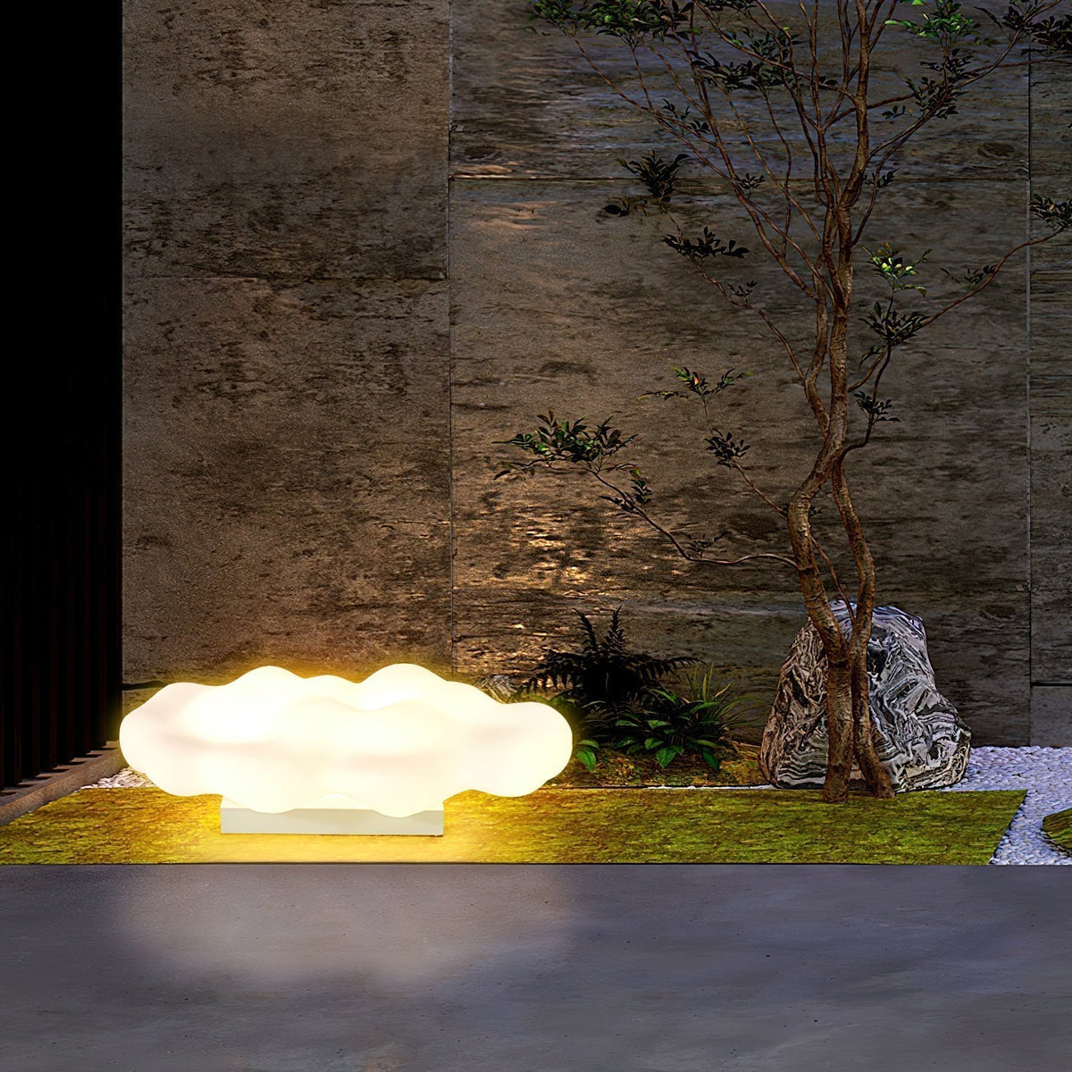 Helara Lampadaire d'extérieur Elegance Cloud