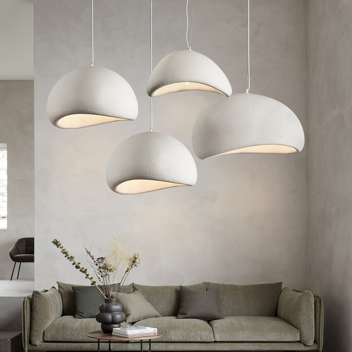 Beliane Suspension Lampe Nuage Blanc Minimaliste