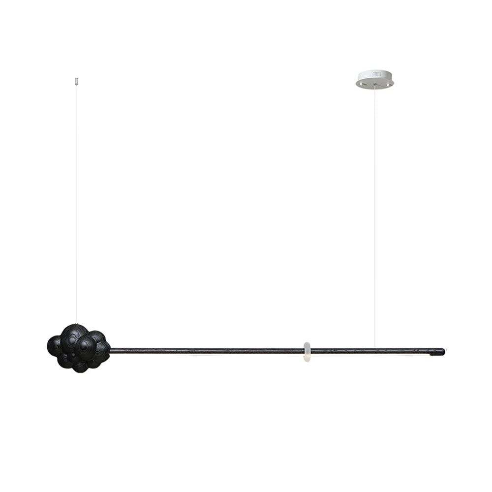Cyrona Suspension Minérale Nuage Bois Minimaliste