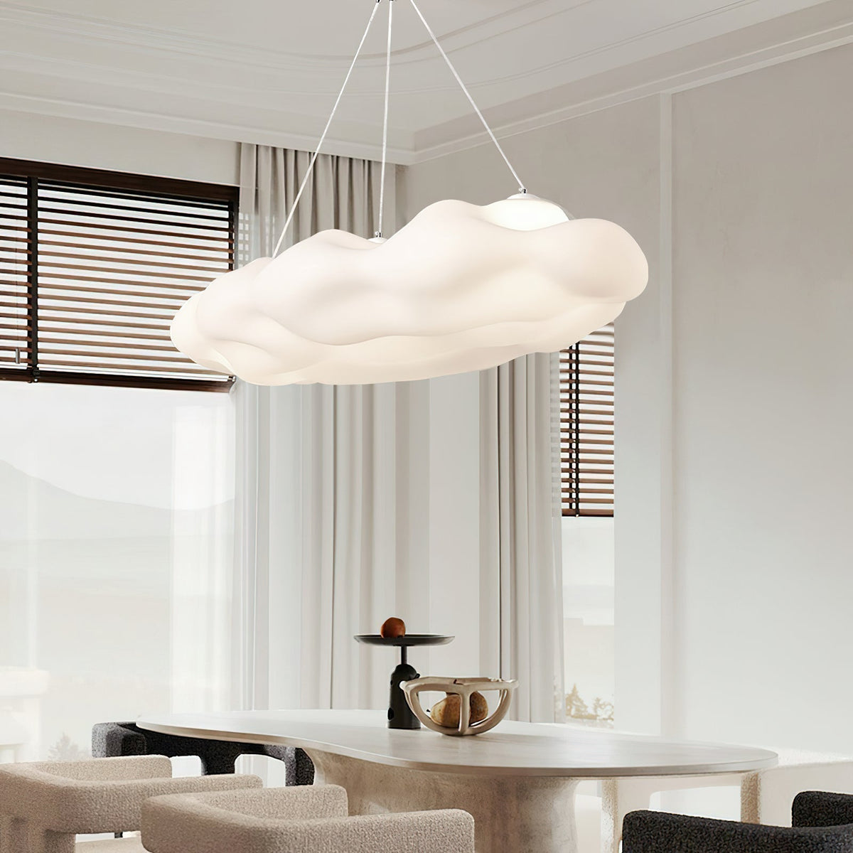 Nimer Suspension Lampe Artistique en PE