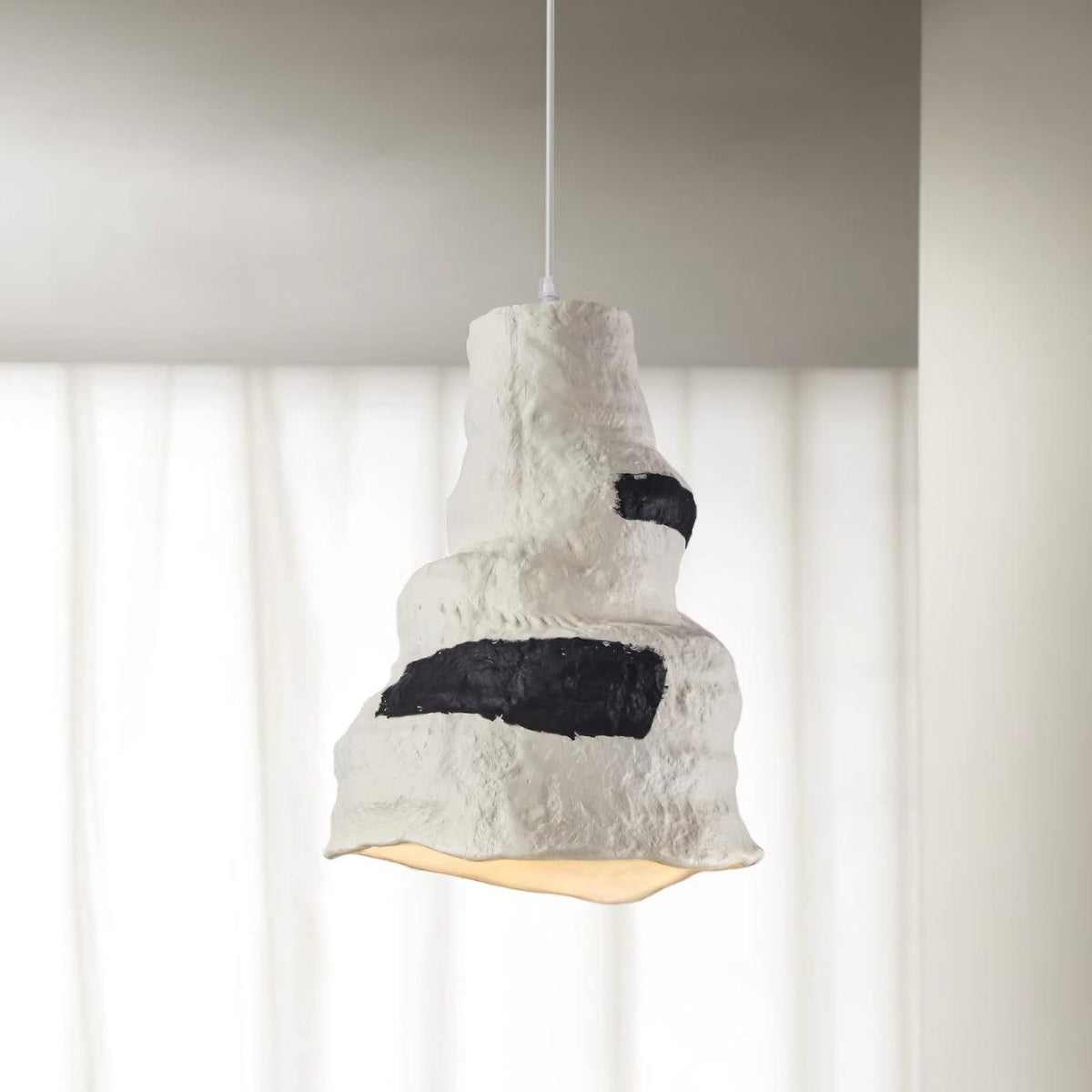 Terra Suspension Rustique en Résine
