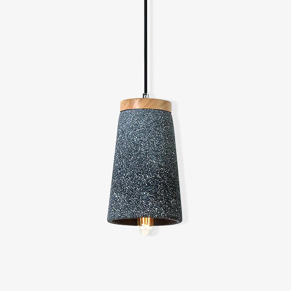 Althere Lustre Suspendu En Bois Et Ciment