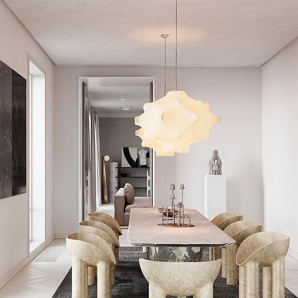 Cedeon Suspension en Soie Contemporaine