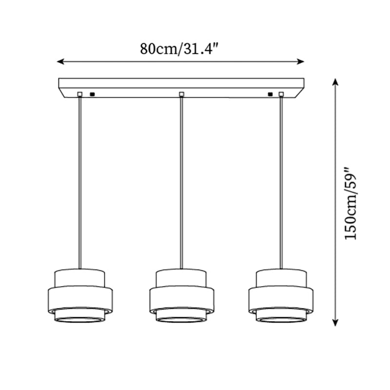 Perra Suspension Travertin