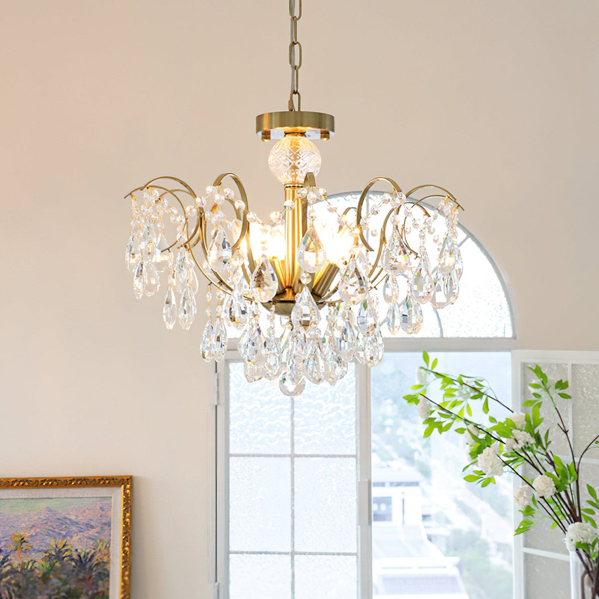The small 15.7-inch Colette Chandelier.