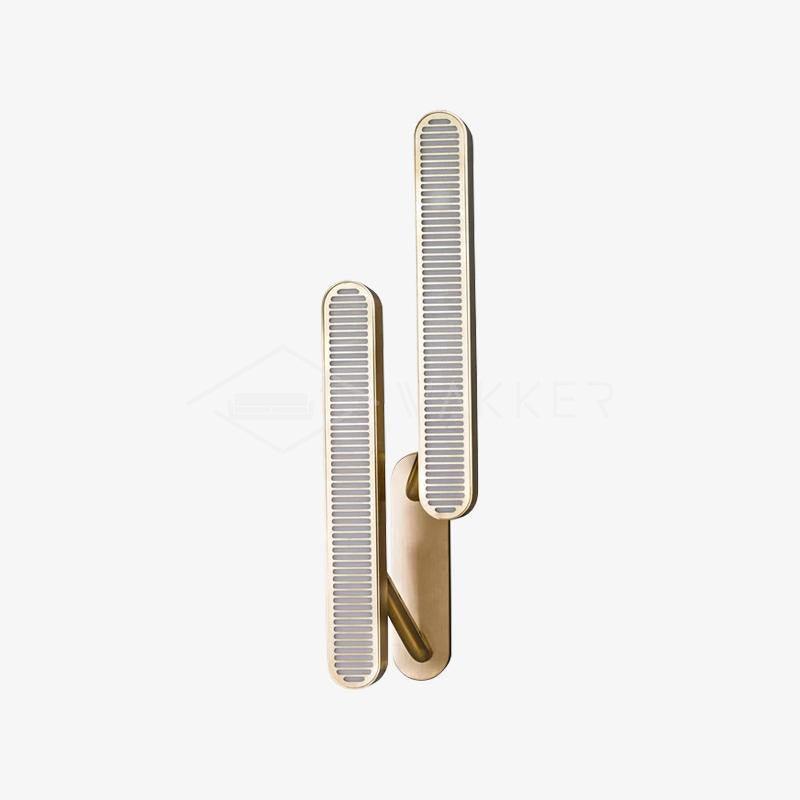 Adrine Lampe Murale en Laiton avec Grille Fendue