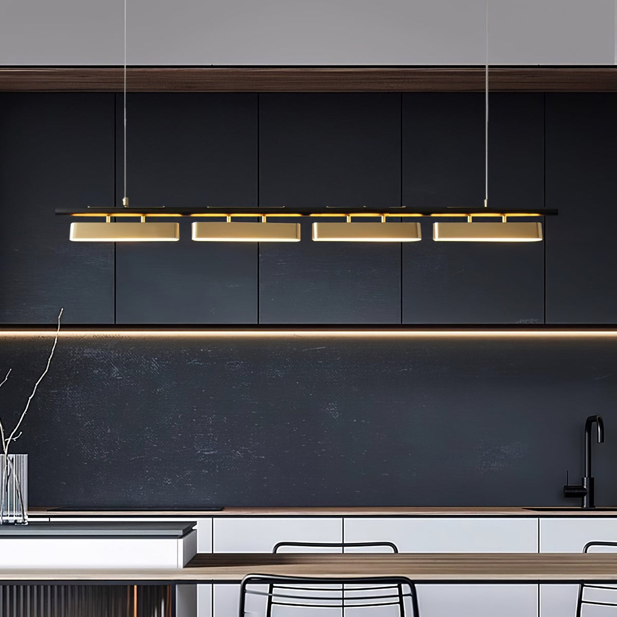 Elarain Suspension minimaliste en laiton