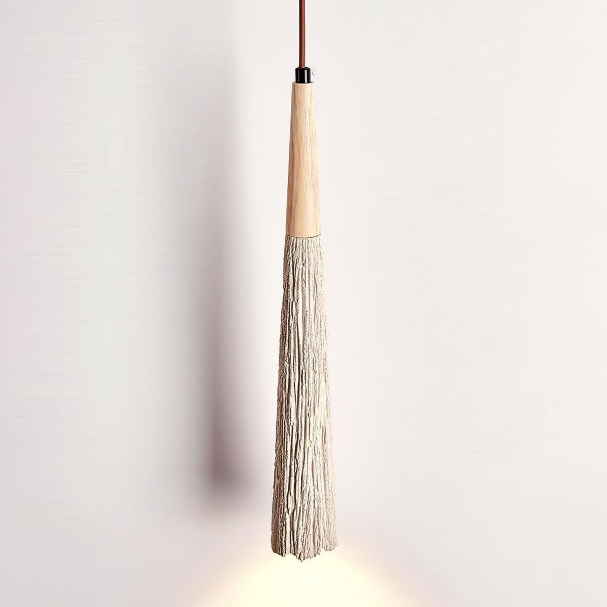 Iselalis Lampe suspendue en béton plissé