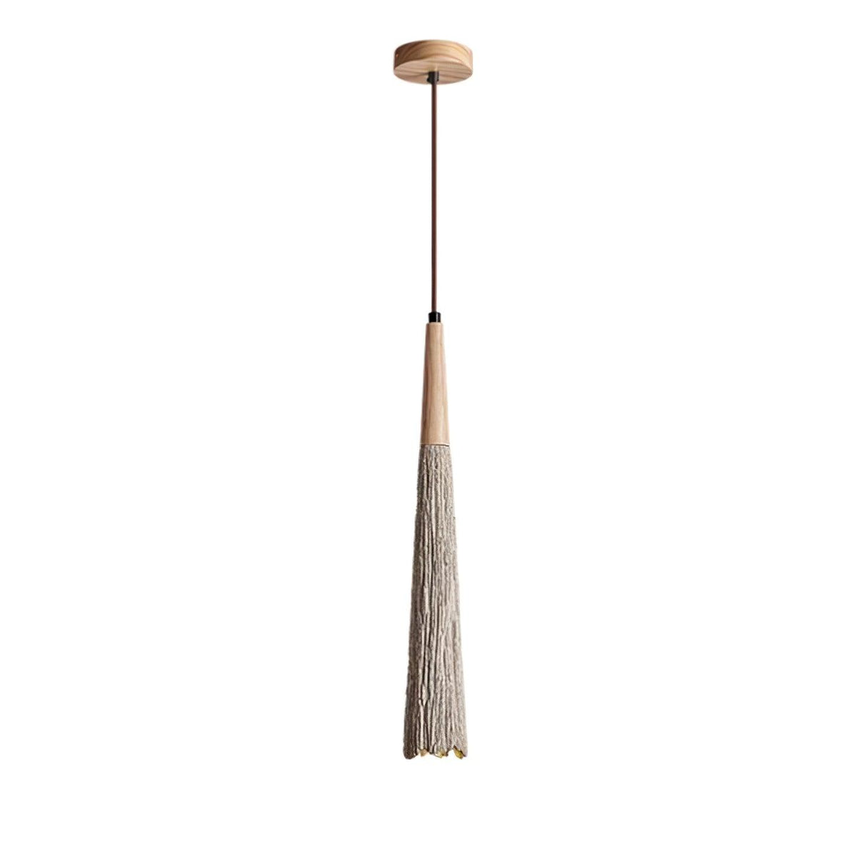 Iselalis Lampe suspendue en béton plissé