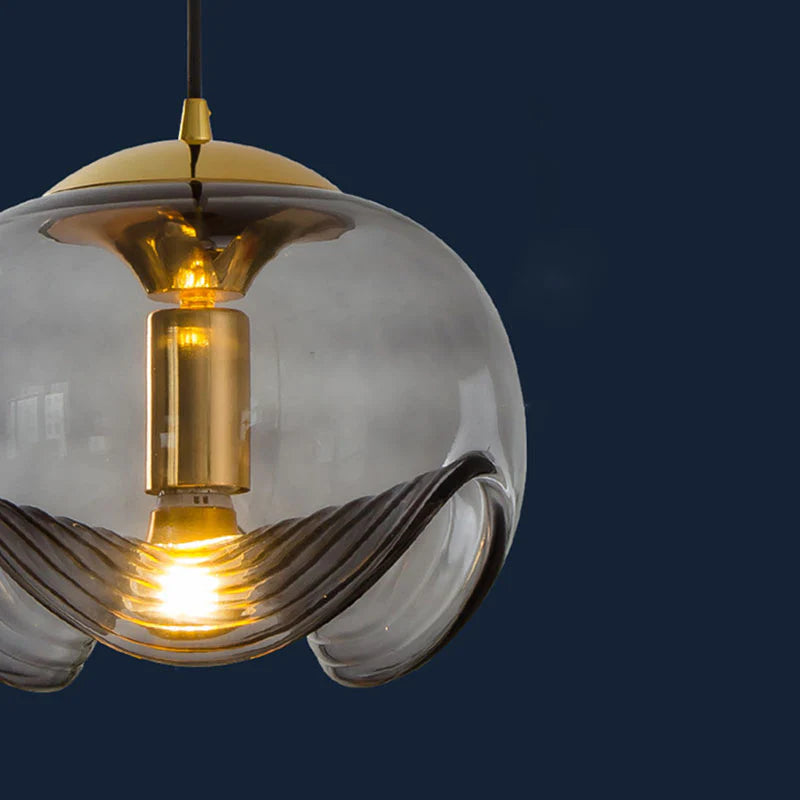 Valentina Design LED Globe Suspension Verre Chambre À Coucher