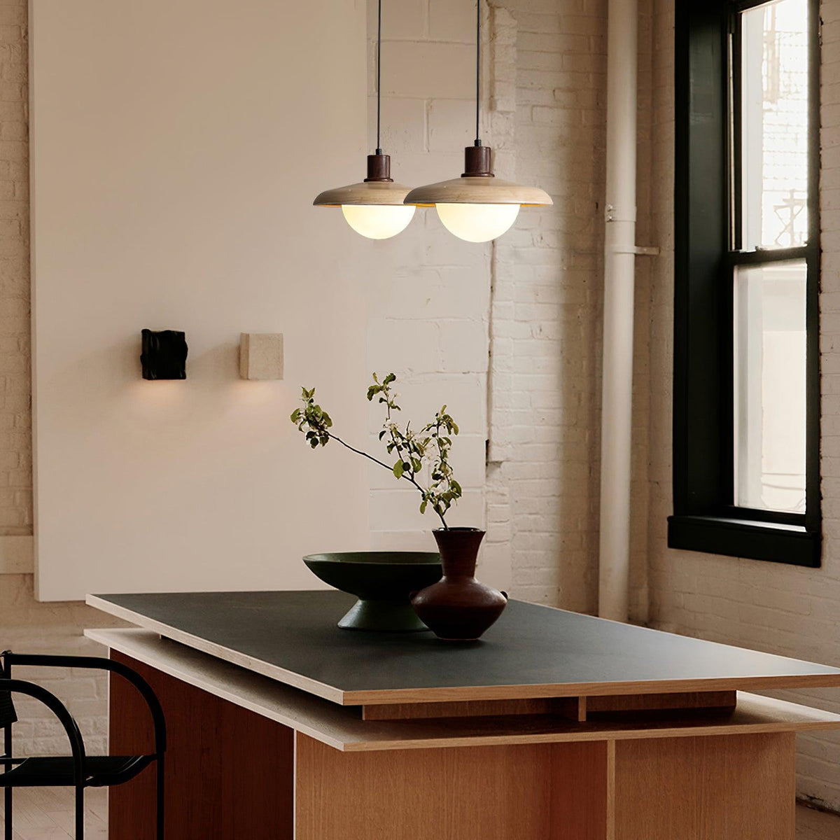 Norrin Dome Pendant Light-Neutral Decor